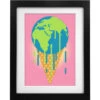 Earth Is Melting Art Print
