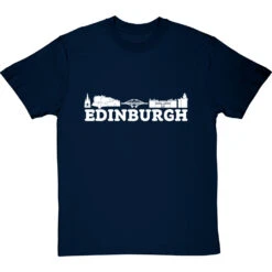 Edinburgh Landmarks T-Shirt 22 Edinburgh Landmarks T-Shirt -Tshirt Store edinburgh landmarks tshirt 2 navybluetshirt