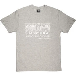 Albert Einstein: "Shabby Ideas" Quote T-Shirt -Tshirt Store einstein shabby ideas tshirt 2 lightoxfordtshirt