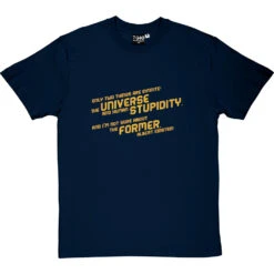 Albert Einstein "Stupidity" Quote T-Shirt -Tshirt Store einstein stupidity quote tshirt navybluetshirt