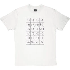 Emoticons T-Shirt -Tshirt Store emoticons tshirt 1 whitetshirt