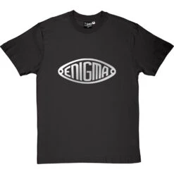 Enigma Machine Logo T-Shirt -Tshirt Store enigma logo tshirt charcoaltshirt