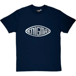 Enigma Machine Logo T-Shirt -Tshirt Store enigma logo tshirt navybluetshirt