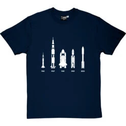 The Evolution Of Spaceflight T-Shirt -Tshirt Store evolution of rockets tshirt 2 navybluetshirt