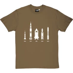 The Evolution Of Spaceflight T-Shirt -Tshirt Store evolution of rockets tshirt 2 olivetshirt