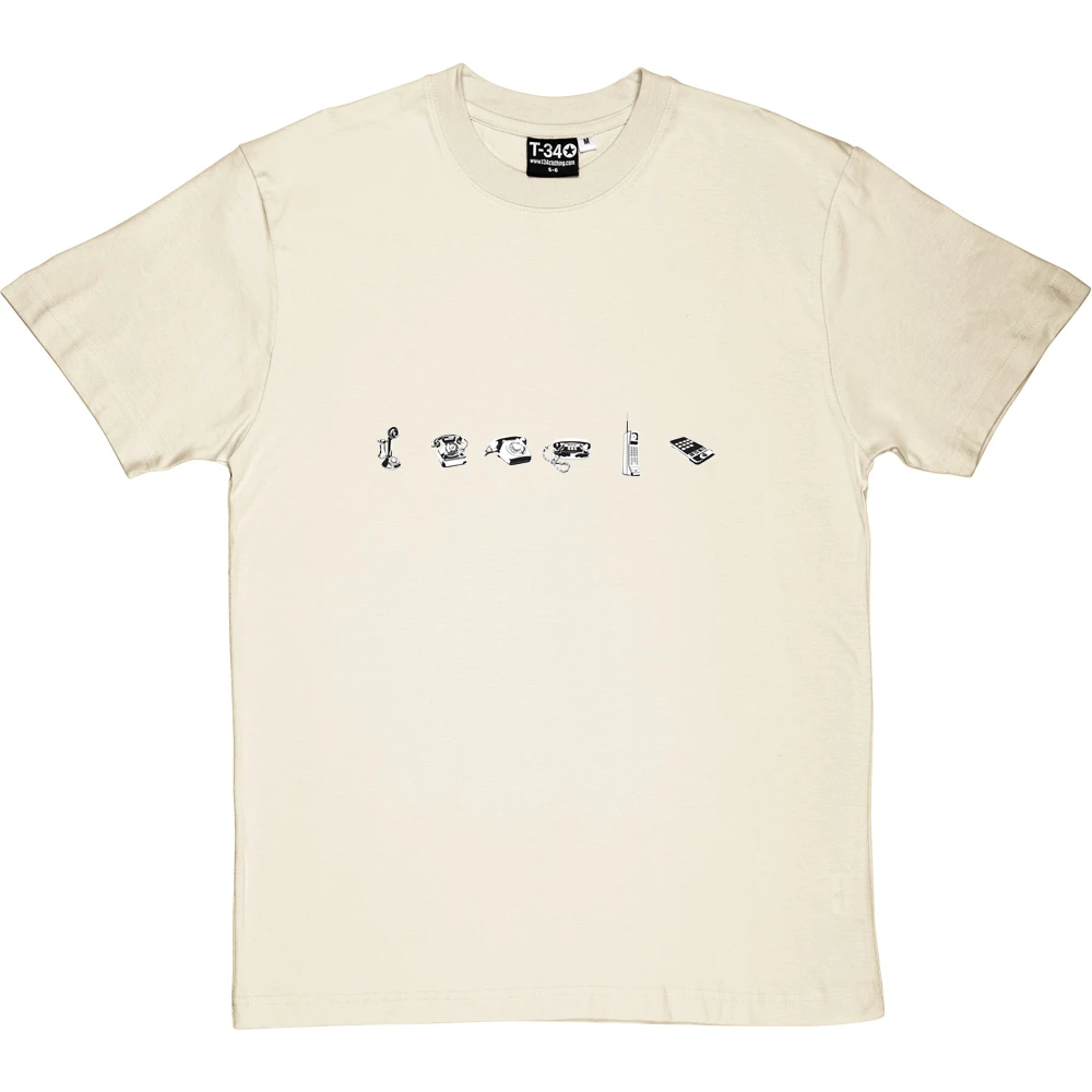 The Evolution Of Telephones T-Shirt 10 The Evolution Of Telephones T-Shirt - Image 10