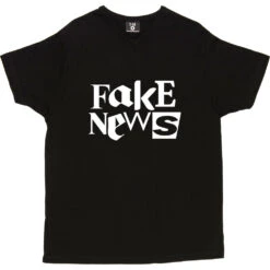Fake News T-Shirt -Tshirt Store fake news tshirt 2 black mens v neck tshirt