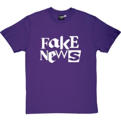 Fake News T-Shirt -Tshirt Store fake news tshirt 2 purpletshirt