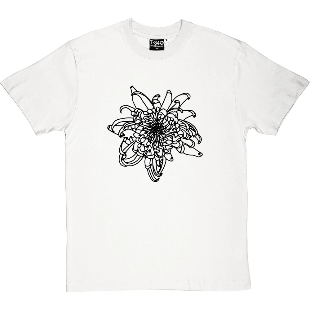 Fancy Chrysanthemum T-Shirt 4 Fancy Chrysanthemum T-Shirt - Image 4