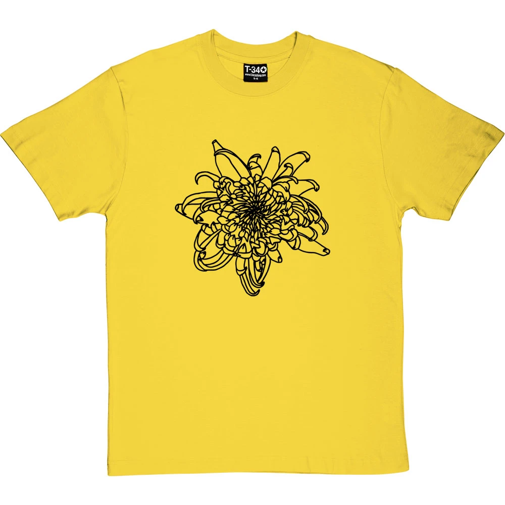 Fancy Chrysanthemum T-Shirt 5 Fancy Chrysanthemum T-Shirt - Image 5
