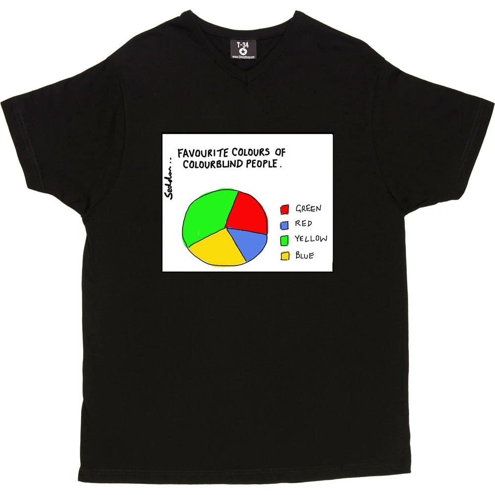 Favourite Colours Of Colourblind People T-Shirt 11 Favourite Colours Of Colourblind People T-Shirt - Image 11