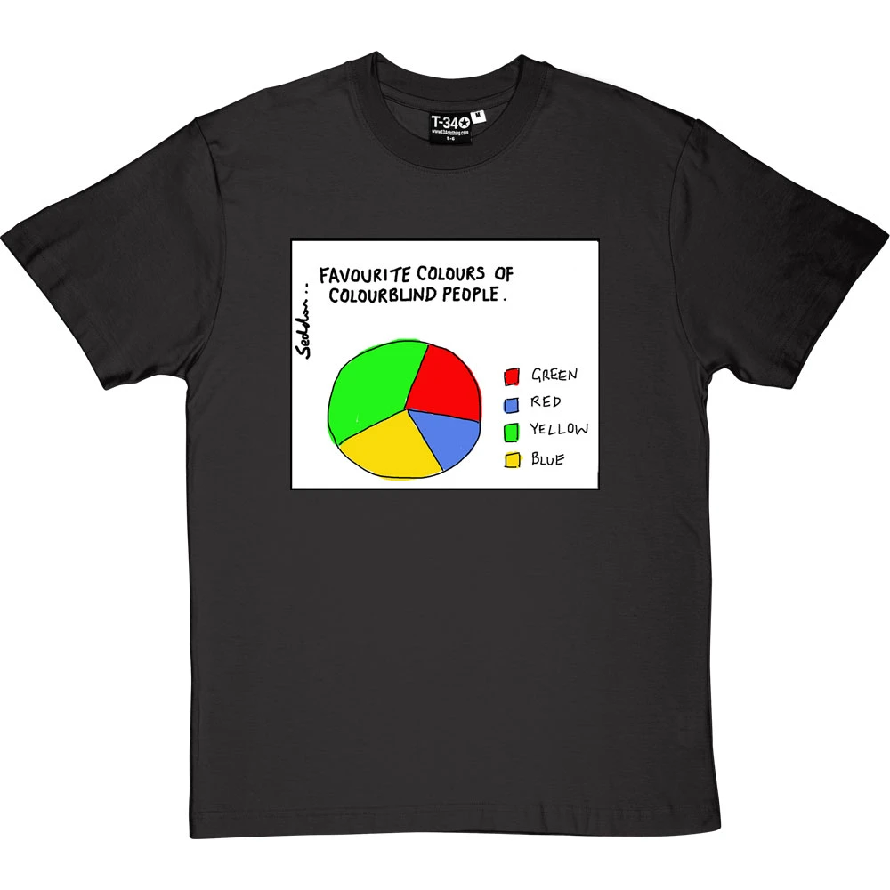 Favourite Colours Of Colourblind People T-Shirt 7 Favourite Colours Of Colourblind People T-Shirt - Image 7
