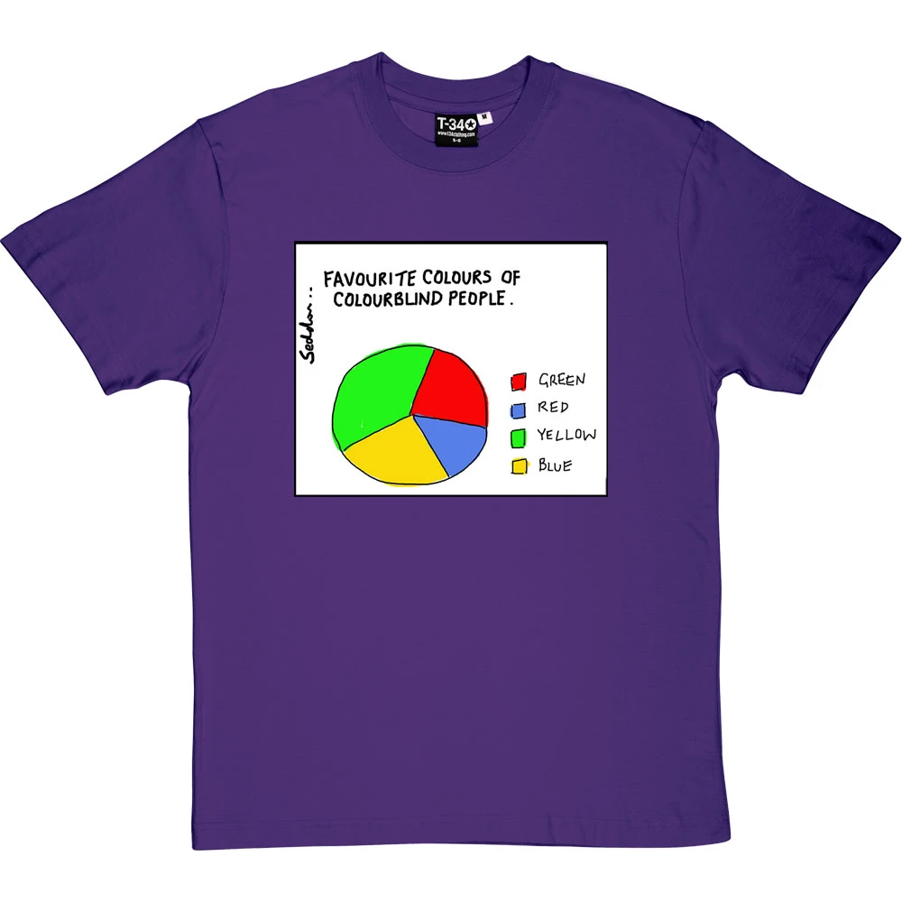 Favourite Colours Of Colourblind People T-Shirt 6 Favourite Colours Of Colourblind People T-Shirt - Image 6