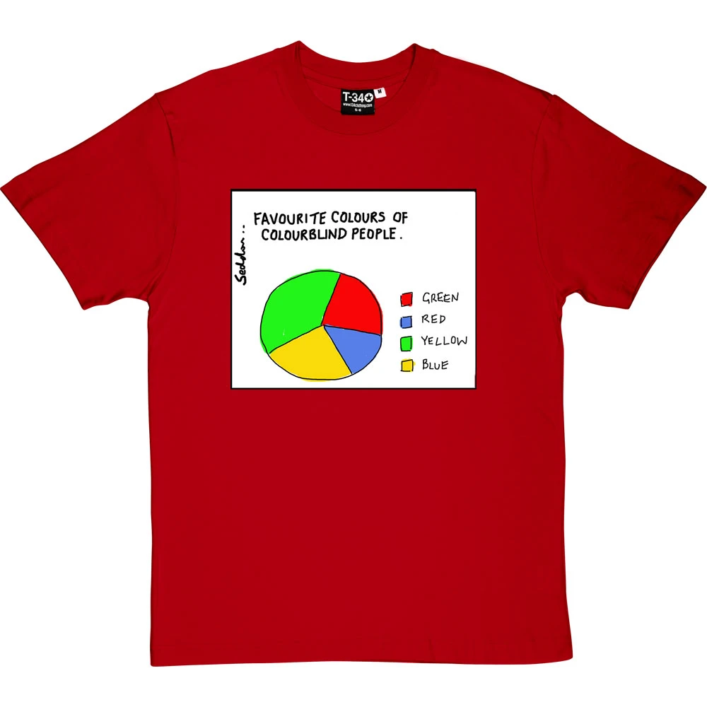 Favourite Colours Of Colourblind People T-Shirt 14 Favourite Colours Of Colourblind People T-Shirt - Image 14