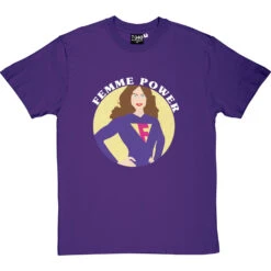 Femme Power T-Shirt -Tshirt Store femme power tshirt 2 purpletshirt