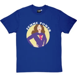 Femme Power T-Shirt -Tshirt Store femme power tshirt 2 royalbluetshirt