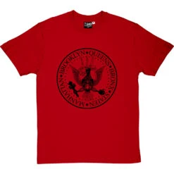 New York: Five Boroughs T-Shirt -Tshirt Store five boroughs tshirt 1 redtshirt