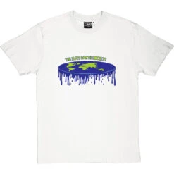 The Flat Earth Society T-Shirt -Tshirt Store flat earth society tshirt whitetshirt