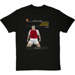 Football Classics: Achieving Immortality By Thierry Henry T-Shirt -Tshirt Store football classics achieving immortality tshirt blacktshirt