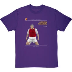 Football Classics: Achieving Immortality By Thierry Henry T-Shirt -Tshirt Store football classics achieving immortality tshirt purpletshirt