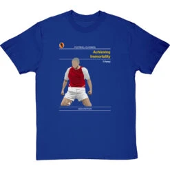 Football Classics: Achieving Immortality By Thierry Henry T-Shirt -Tshirt Store football classics achieving immortality tshirt royalbluetshirt