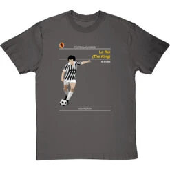 Football Classics: Le Roi By Michel Platini T-Shirt 21 Football Classics: Le Roi By Michel Platini T-Shirt -Tshirt Store football classics le roi tshirt charcoaltshirt