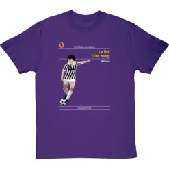 Football Classics: Le Roi By Michel Platini T-Shirt 16 Football Classics: Le Roi By Michel Platini T-Shirt -Tshirt Store football classics le roi tshirt purpletshirt