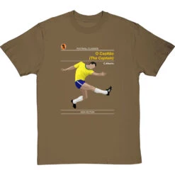 Football Classics: O Capitão By Carlos Alberto T-Shirt -Tshirt Store football classics o capitao tshirt olivetshirt