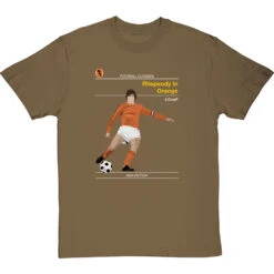 Football Classics: Rhapsody In Orange By Johan Cruyff T-Shirt -Tshirt Store football classics rhapsody in orange tshirt olivetshirt