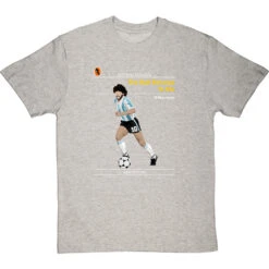 Football Classics: The Ball Belongs To Me By Diego Maradona T-Shirt -Tshirt Store football classics the ball belongs to me tshirt lightoxfordtshirt