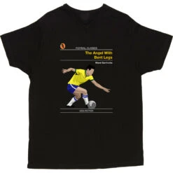 Football Classics: The Angel With Bent Legs By Garrincha T-Shirt -Tshirt Store football classics the little bird tshirt black mens v neck tshirt