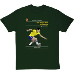 Football Classics: The Angel With Bent Legs By Garrincha T-Shirt -Tshirt Store football classics the little bird tshirt bottlegreentshirt