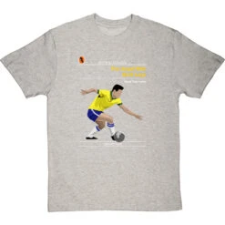 Football Classics: The Angel With Bent Legs By Garrincha T-Shirt -Tshirt Store football classics the little bird tshirt lightoxfordtshirt