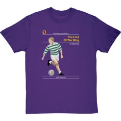 Football Classics: The Lord Of The Wing By Jimmy Johnstone T-Shirt 16 Football Classics: The Lord Of The Wing By Jimmy Johnstone T-Shirt -Tshirt Store football classics the lord of the wing tshirt purpletshirt