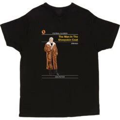 Football Classics: The Man In The Sheepskin Coat By John Motson T-Shirt -Tshirt Store football classics the man in the sheepskin coat tshirt black mens v neck tshirt