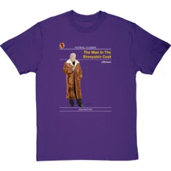 Football Classics: The Man In The Sheepskin Coat By John Motson T-Shirt -Tshirt Store football classics the man in the sheepskin coat tshirt purpletshirt