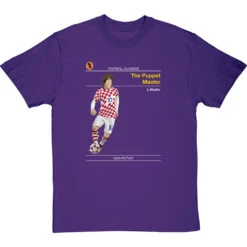 Football Classics: The Puppet Master By Luka Modric T-Shirt -Tshirt Store football classics the puppet master tshirt purpletshirt
