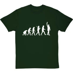 Evolution Of Football (Bobby Moore) T-Shirt -Tshirt Store football evolution bobby moore tshirt 2 bottlegreentshirt