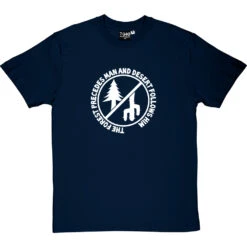Forest Precedes Man, Desert Follows Him T-Shirt -Tshirt Store forest precedes man tshirt 2 navybluetshirt