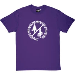 Forest Precedes Man, Desert Follows Him T-Shirt -Tshirt Store forest precedes man tshirt 2 purpletshirt