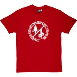 Forest Precedes Man, Desert Follows Him T-Shirt -Tshirt Store forest precedes man tshirt 2 redtshirt