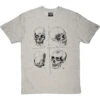 Four Studies Of A Human Skull T-Shirt