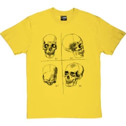 Four Studies Of A Human Skull T-Shirt 8 Four Studies Of A Human Skull T-Shirt -Tshirt Store four studies human skull tshirt yellowtshirt