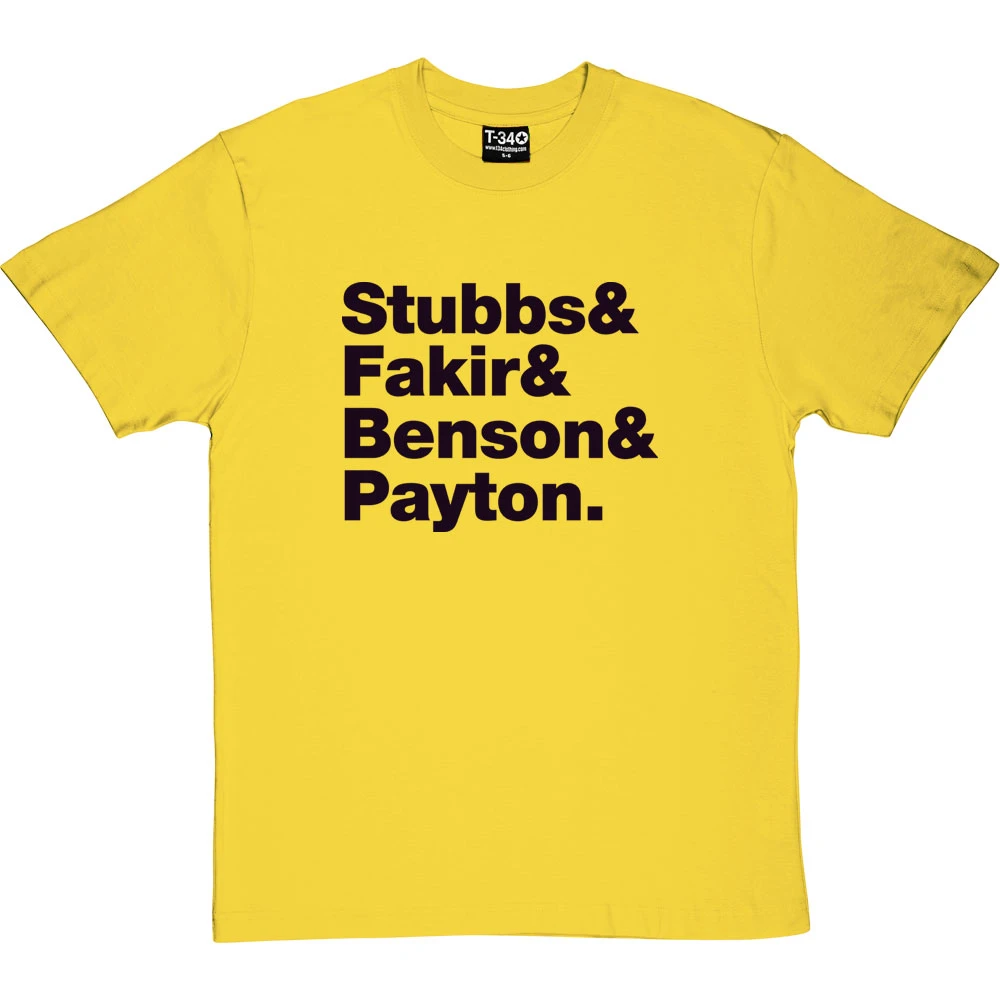 Four Tops Line-Up T-Shirt 5 Four Tops Line-Up T-Shirt - Image 5