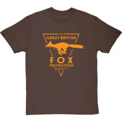 The Great British Fox Protection Society T-Shirt -Tshirt Store fox protection tshirt hazelnuttshirt