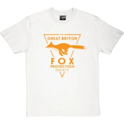 The Great British Fox Protection Society T-Shirt -Tshirt Store fox protection tshirt whitetshirt