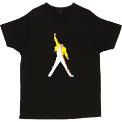 Freddie Mercury Stylised T-Shirt -Tshirt Store freddie mercury large print tshirt black mens v neck tshirt