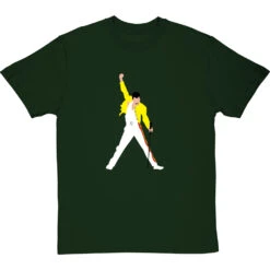 Freddie Mercury Stylised T-Shirt -Tshirt Store freddie mercury large print tshirt bottlegreentshirt