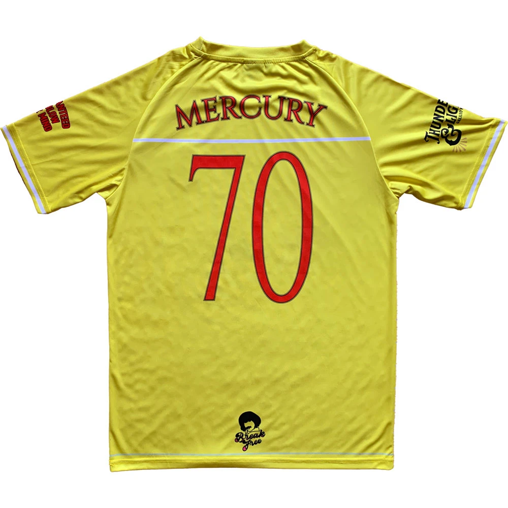 Inspired By Queen: Freddie Mercury Football Shirt 2 Inspired By Queen: Freddie Mercury Football Shirt - Image 2