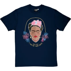 Frida Kahlo "I Am My Own Muse" T-Shirt -Tshirt Store frida kahlo own muse tshirt 251 navybluetshirt